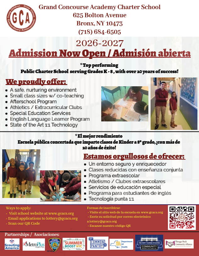 Admission Flyer